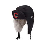 Alpha Industries x Chicago Cubs Black Puffer Trapper Hat